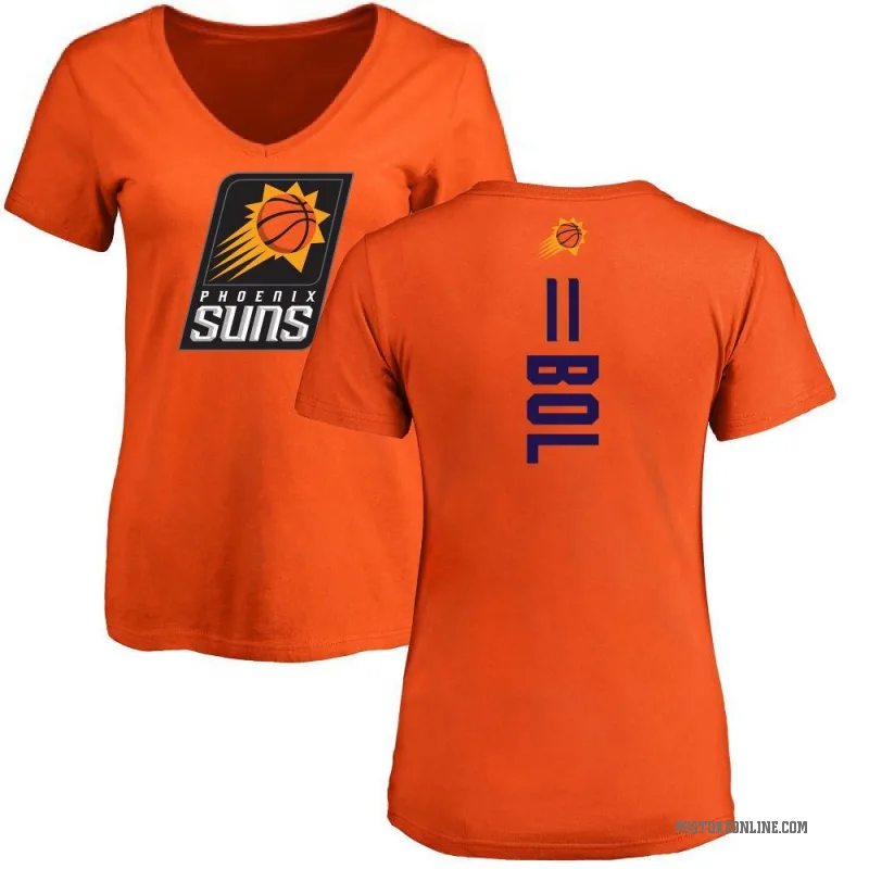 Bol Bol Women's Orange Phoenix Suns Backer T-Shirt