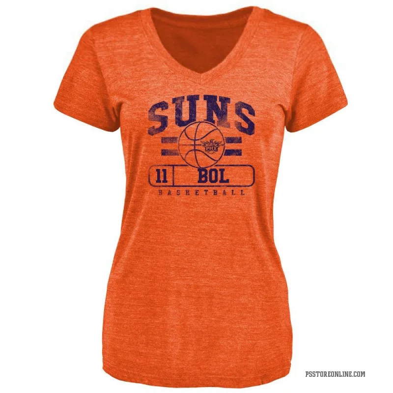 Bol Bol Women's Orange Phoenix Suns Baseline T-Shirt