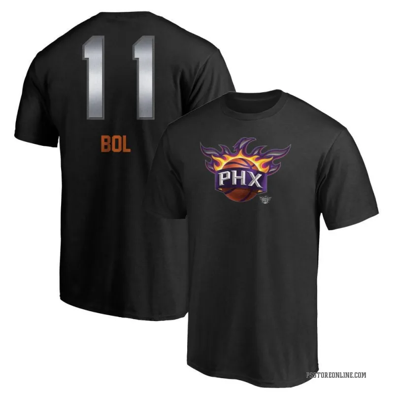 Bol Bol Youth Black Phoenix Suns Midnight Mascot T-Shirt
