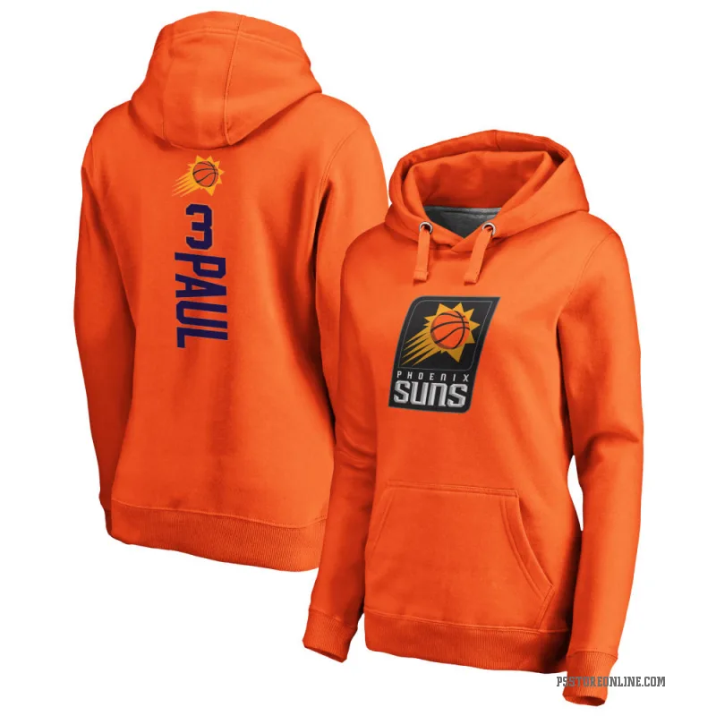 Chris Paul Women's Orange Phoenix Suns Branded Backer Pullover Hoodie