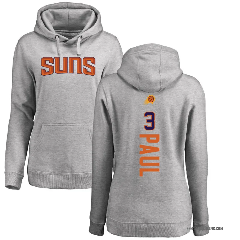 Chris Paul Women's Phoenix Suns Branded Ash Backer Pullover Hoodie