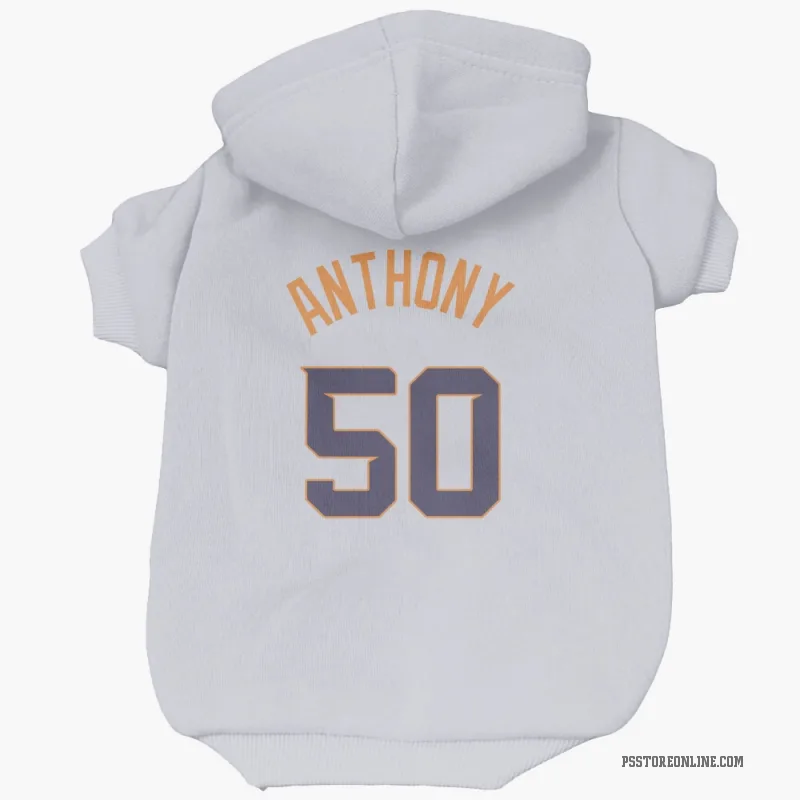 Cole Anthony  White Phoenix Suns   Cat & Dog Pet Hoodie