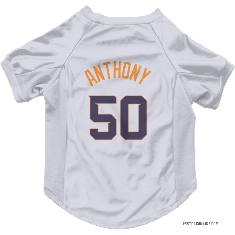 Cole Anthony  White Phoenix Suns   Cat & Dog Pet Jersey