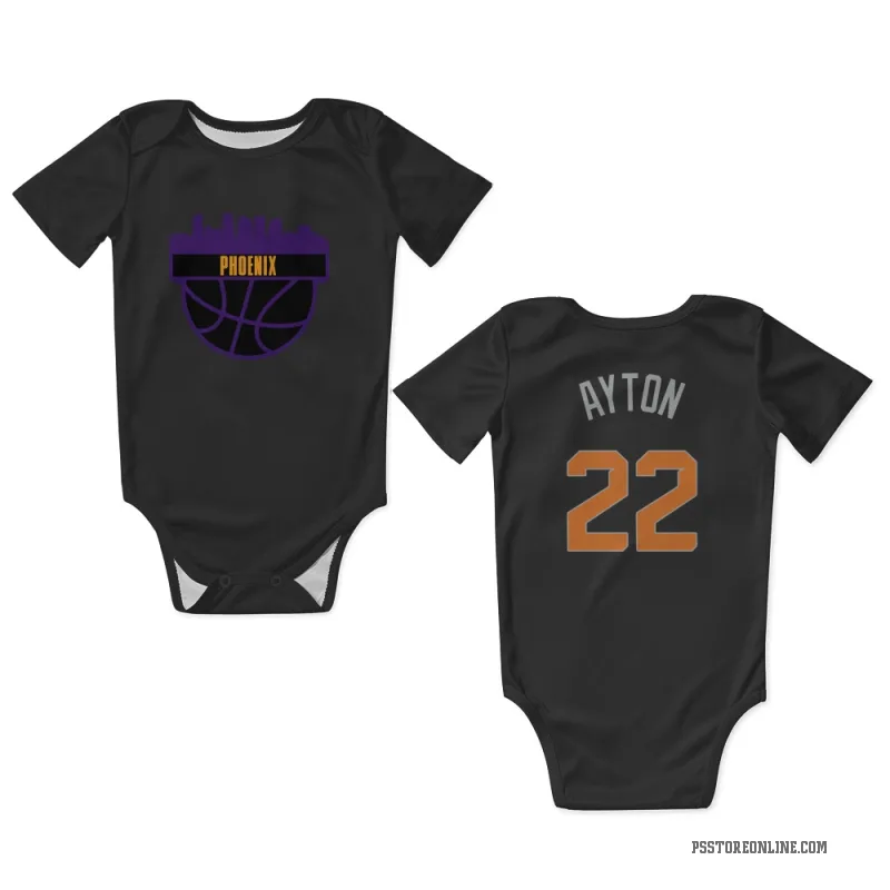 Deandre Ayton  Black Phoenix Suns  Newborn & Infant Bodysuit