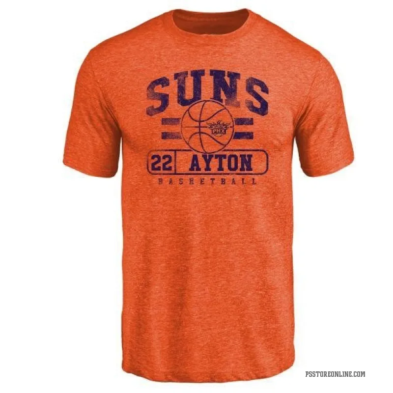 Deandre Ayton Men's Orange Phoenix Suns Baseline T-Shirt