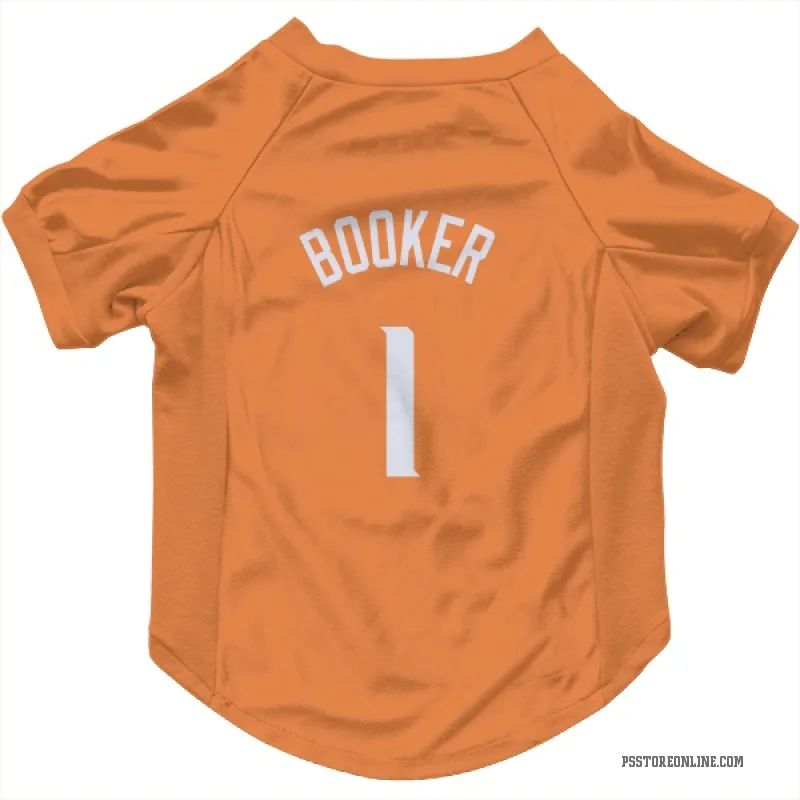 Devin Booker  Orange Phoenix Suns  Cat & Dog Pet Jersey