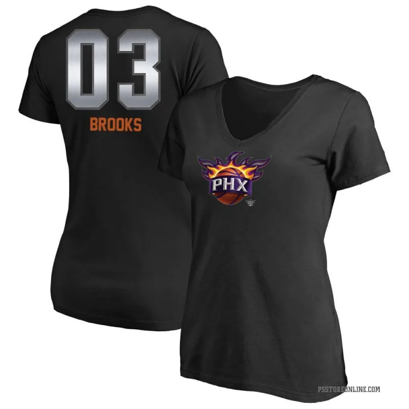 Dillon Brooks Women's Black Phoenix Suns Midnight Mascot T-Shirt