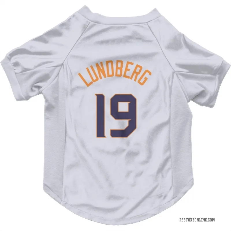 Gabriel Lundberg  White Phoenix Suns   Cat & Dog Pet Jersey