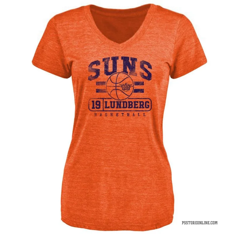 Gabriel Lundberg Women's Orange Phoenix Suns Baseline T-Shirt