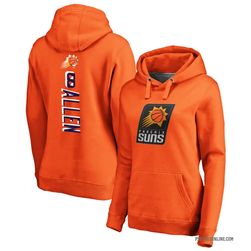 Grayson Allen Women's Orange Phoenix Suns Branded Backer Pullover Hoodie