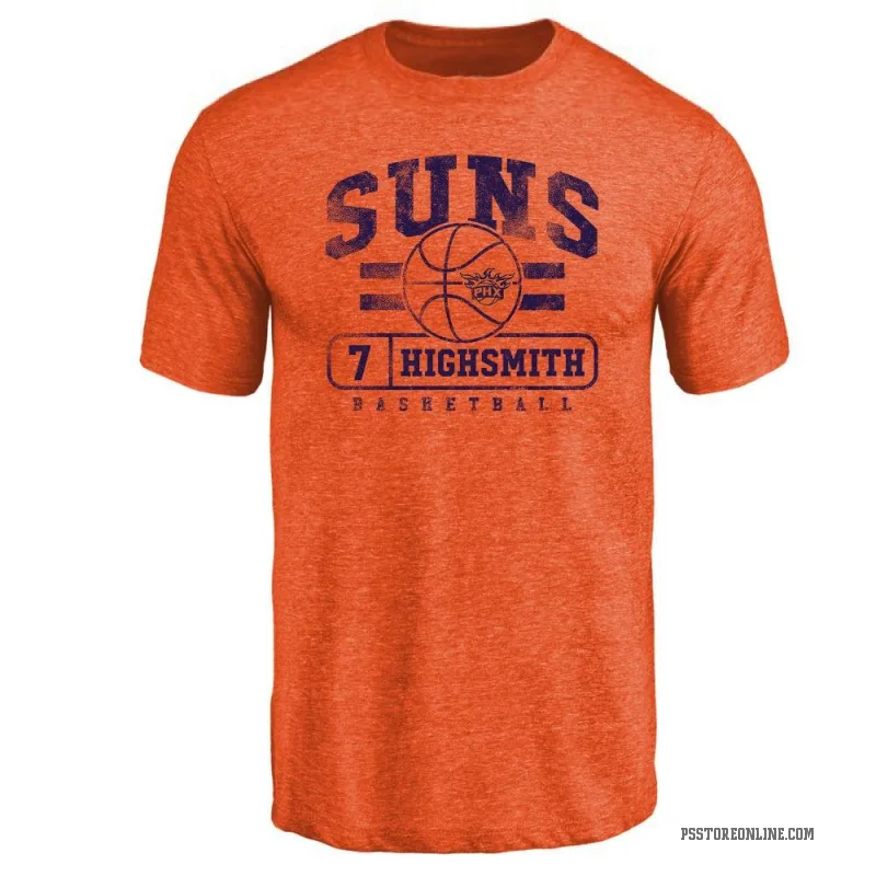 Haywood Highsmith Men's Orange Phoenix Suns Baseline T-Shirt