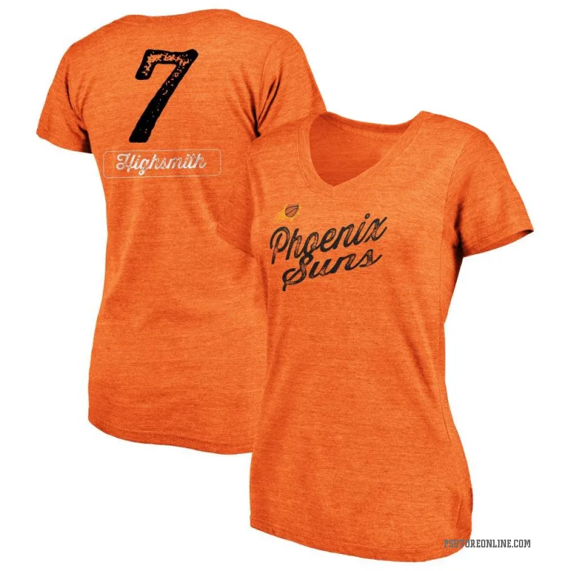 Haywood Highsmith Women's Orange Phoenix Suns Sideline V-Neck T-Shirt