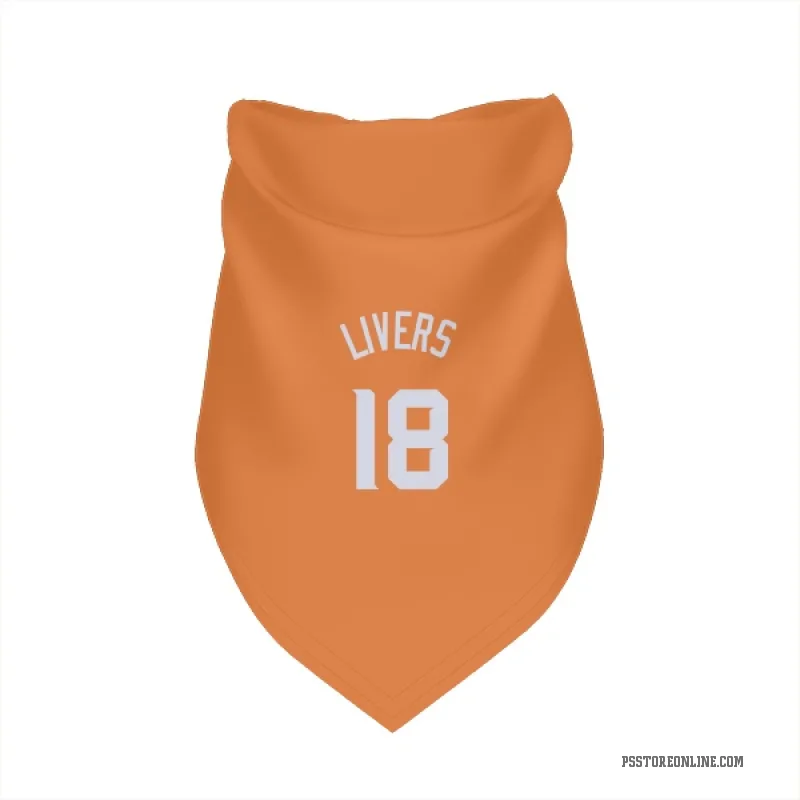 Isaiah Livers  Orange Phoenix Suns  Cat & Dog Pet Bandana