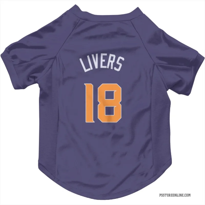 Isaiah Livers  Purple Phoenix Suns  Cat & Dog Pet Jersey