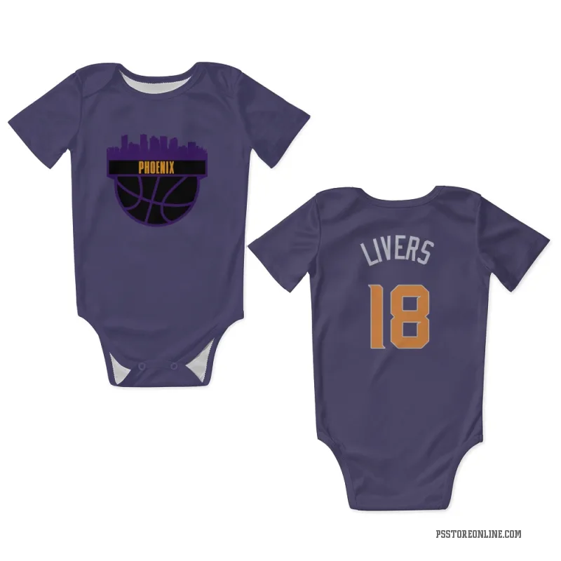 Isaiah Livers  Purple Phoenix Suns  Newborn & Infant Bodysuit