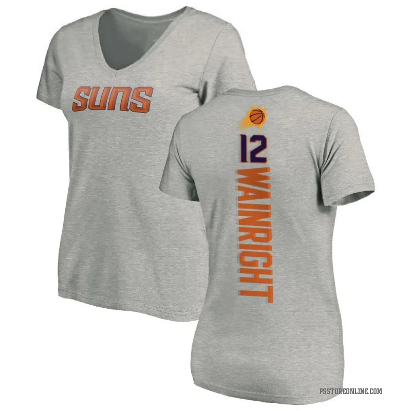 Ish Wainright Women's Phoenix Suns Ash Backer T-Shirt