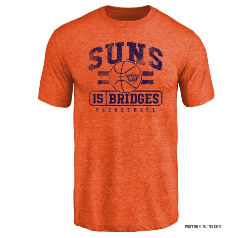 Jalen Bridges Men's Orange Phoenix Suns Baseline T-Shirt