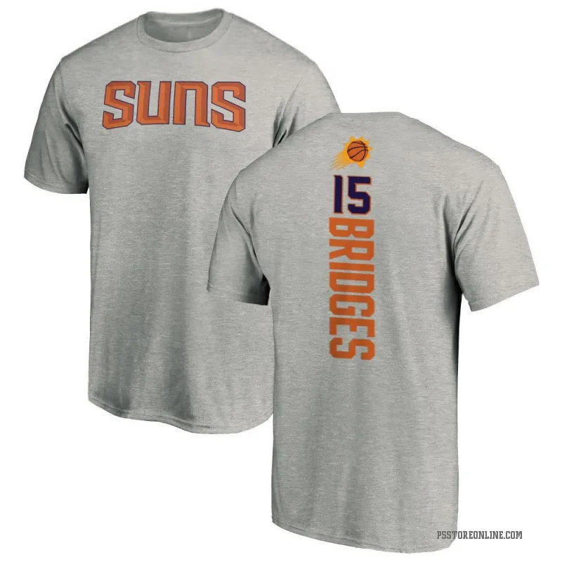 Jalen Bridges Men's Phoenix Suns Ash Backer T-Shirt