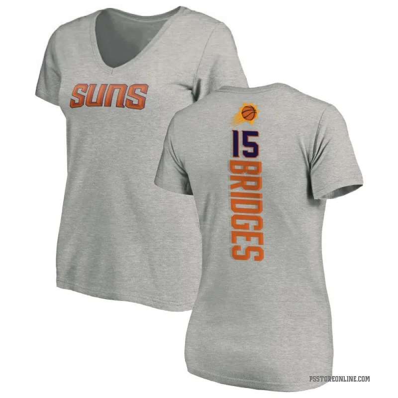 Jalen Bridges Women's Phoenix Suns Ash Backer T-Shirt