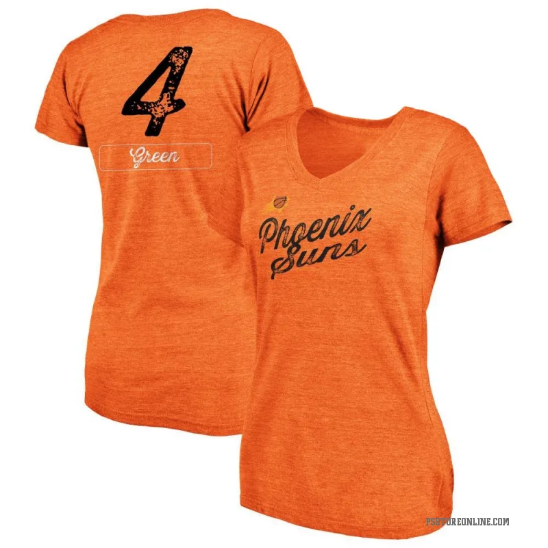 Jalen Green Women's Orange Phoenix Suns Sideline V-Neck T-Shirt