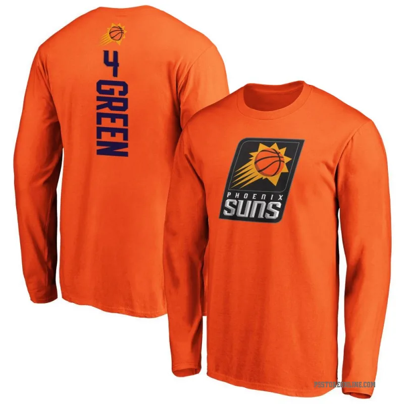 Jalen Green Youth Orange Phoenix Suns Backer Long Sleeve T-Shirt