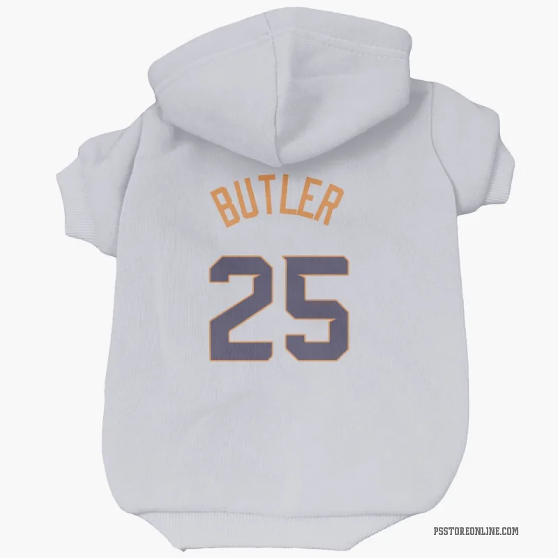 Jared Butler  White Phoenix Suns   Cat & Dog Pet Hoodie