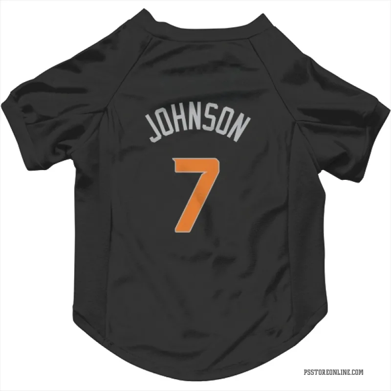 Kevin Johnson  Black Phoenix Suns  Cat & Dog Pet Jersey
