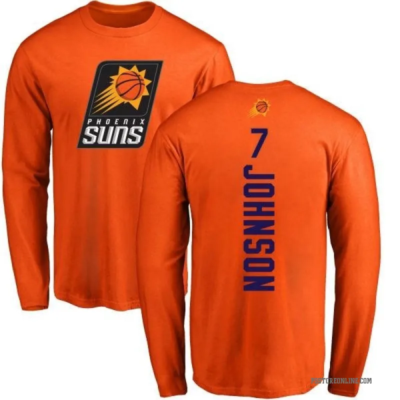 Kevin Johnson Men's Orange Phoenix Suns Backer Long Sleeve T-Shirt