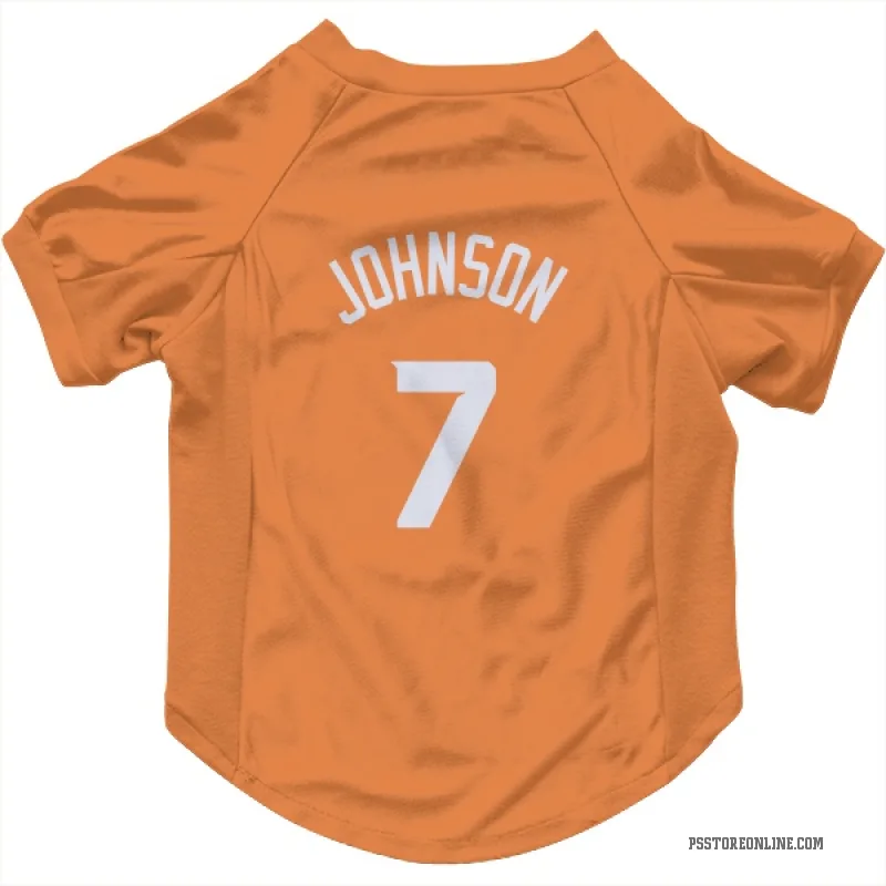 Kevin Johnson  Orange Phoenix Suns  Cat & Dog Pet Jersey