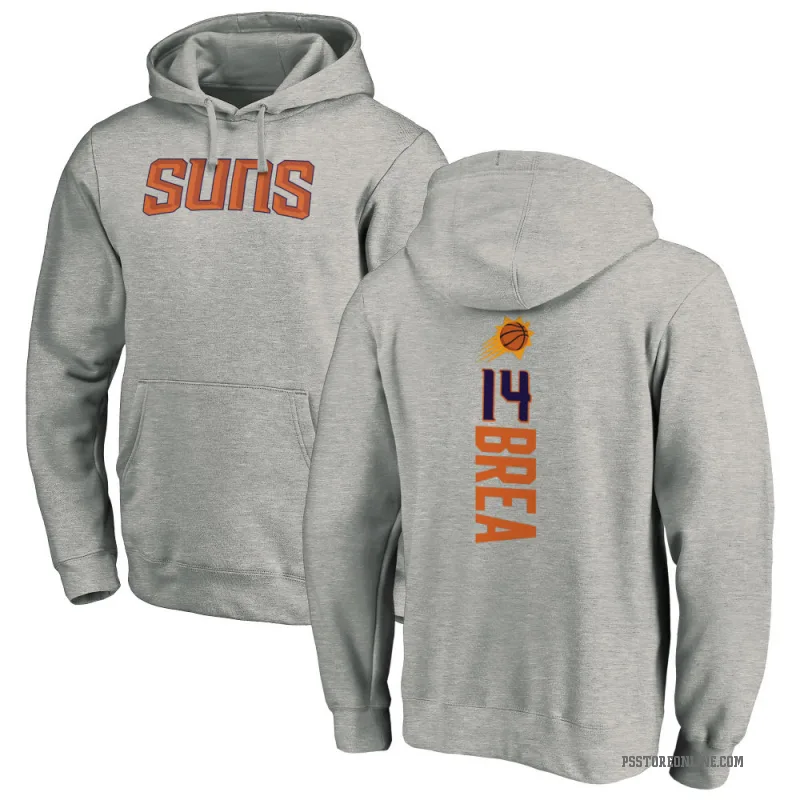 Koby Brea Men's Phoenix Suns Branded Ash Backer Pullover Hoodie