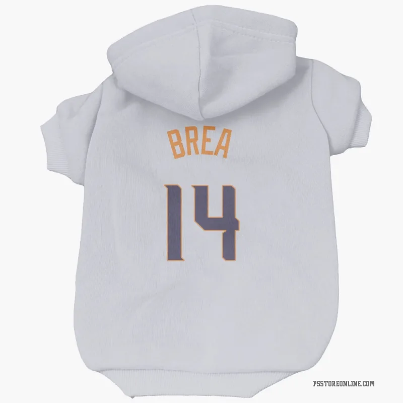 Koby Brea  White Phoenix Suns   Cat & Dog Pet Hoodie