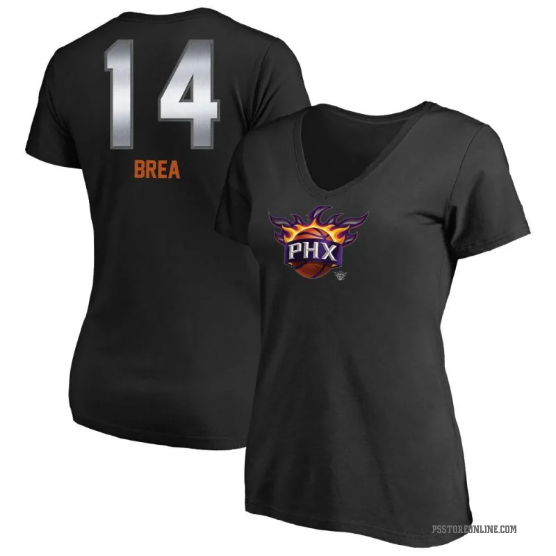Koby Brea Women's Black Phoenix Suns Midnight Mascot T-Shirt