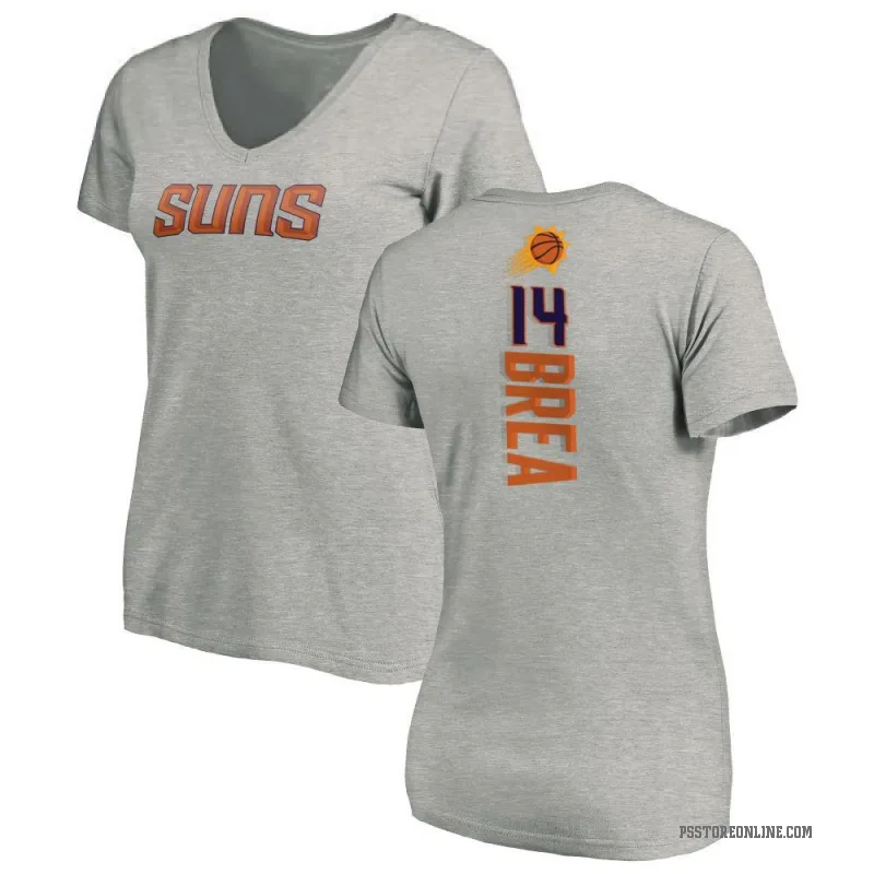 Koby Brea Women's Phoenix Suns Ash Backer T-Shirt
