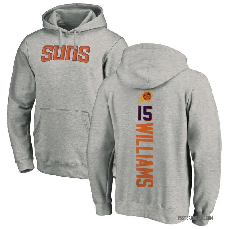 Mark Williams Men's Phoenix Suns Branded Ash Backer Pullover Hoodie