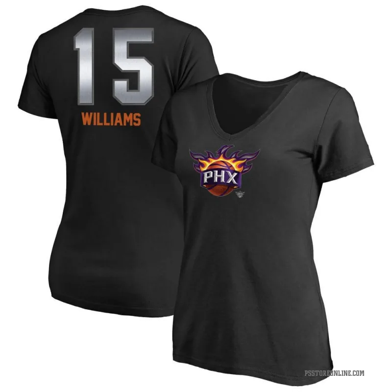Mark Williams Women's Black Phoenix Suns Midnight Mascot T-Shirt