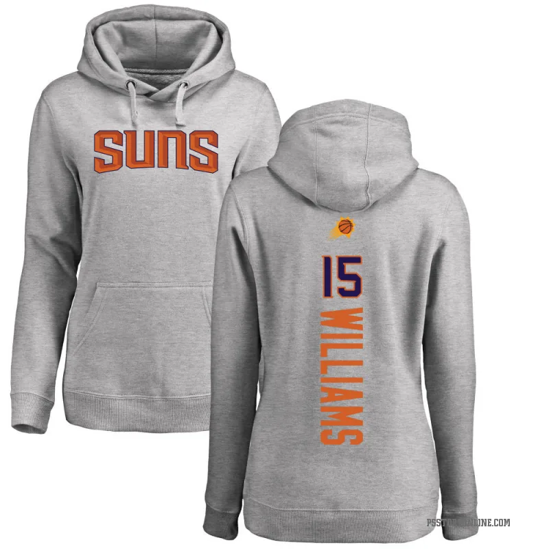 Mark Williams Women's Phoenix Suns Branded Ash Backer Pullover Hoodie