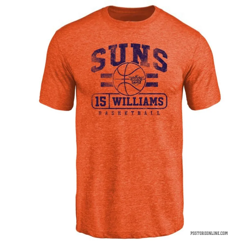 Mark Williams Youth Orange Phoenix Suns Baseline T-Shirt