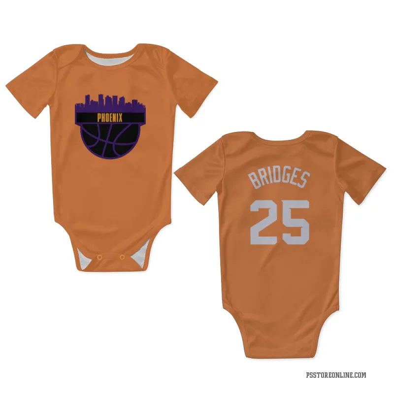 Mikal Bridges Orange Phoenix Suns Newborn & Infant Bodysuit