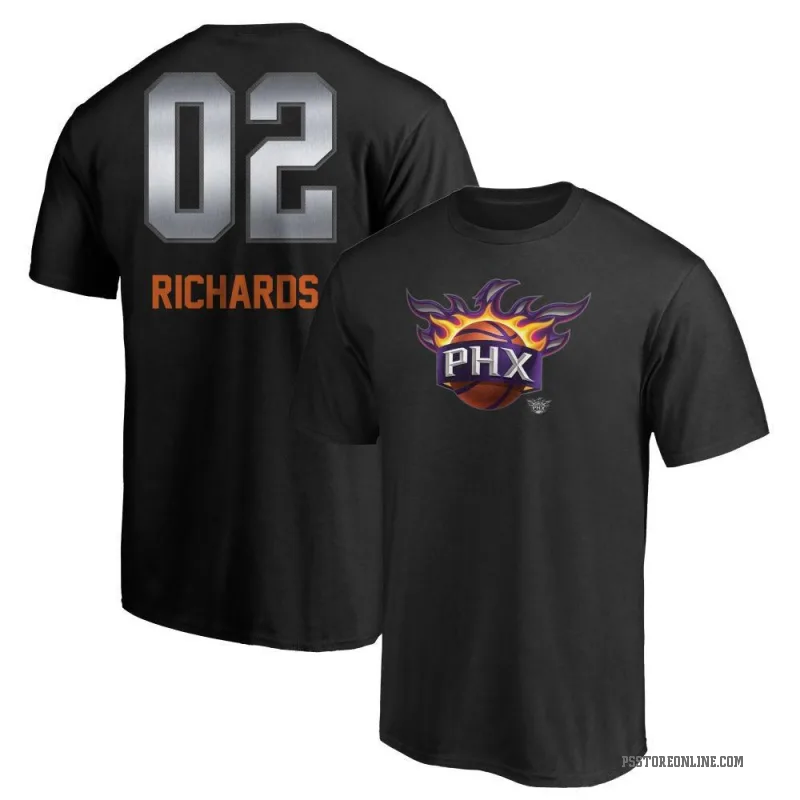 Nick Richards Men's Black Phoenix Suns Midnight Mascot T-Shirt