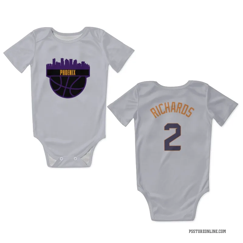 Nick Richards  White Phoenix Suns   Newborn & Infant Bodysuit