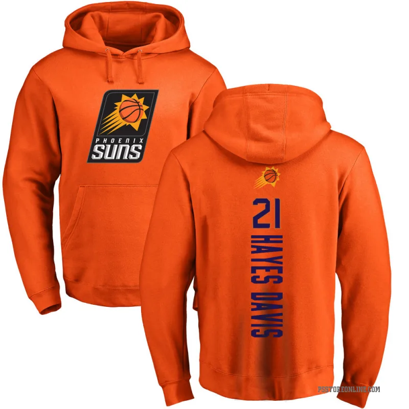 Nigel Hayes-Davis Men's Orange Phoenix Suns Branded Backer Pullover Hoodie