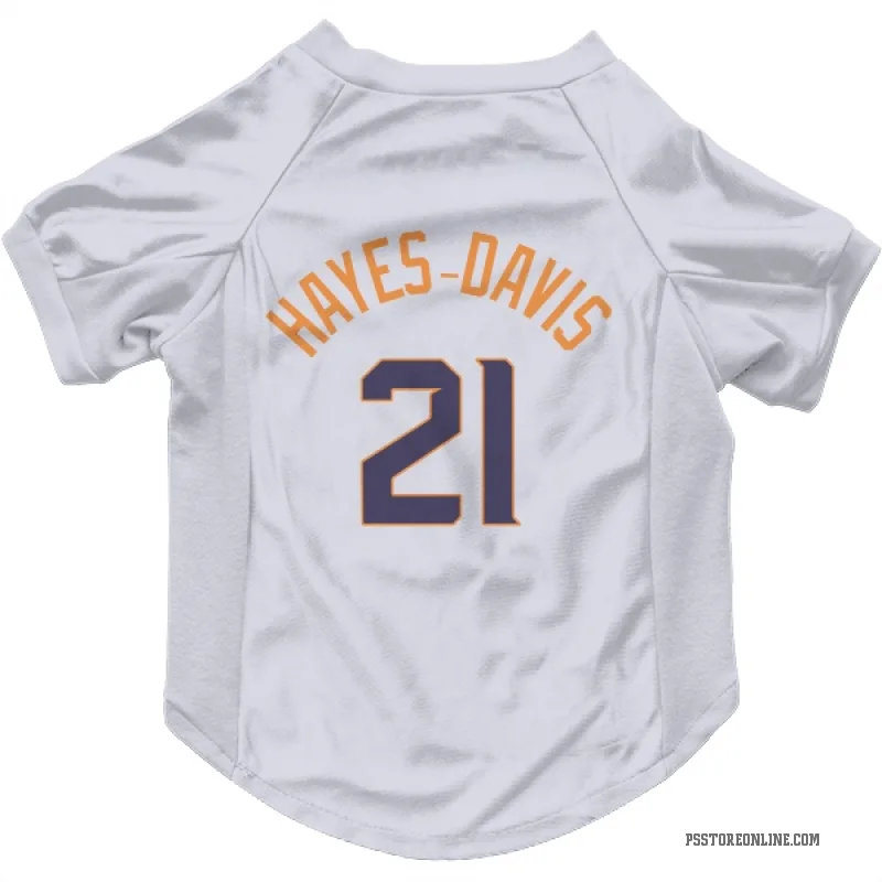 Nigel Hayes-Davis  White Phoenix Suns   Cat & Dog Pet Jersey