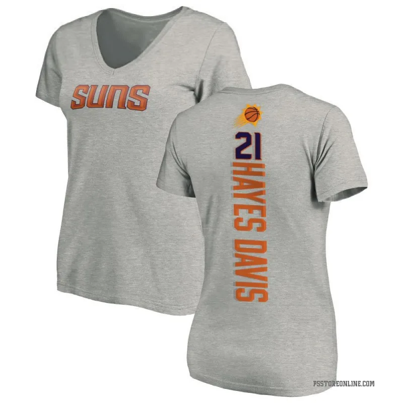 Nigel Hayes-Davis Women's Phoenix Suns Ash Backer T-Shirt