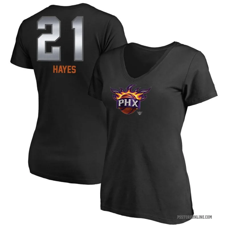 Nigel Hayes Women's Black Phoenix Suns Midnight Mascot T-Shirt
