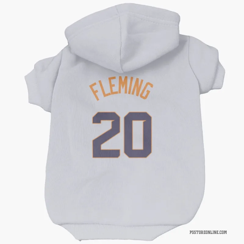 Rasheer Fleming  White Phoenix Suns   Cat & Dog Pet Hoodie
