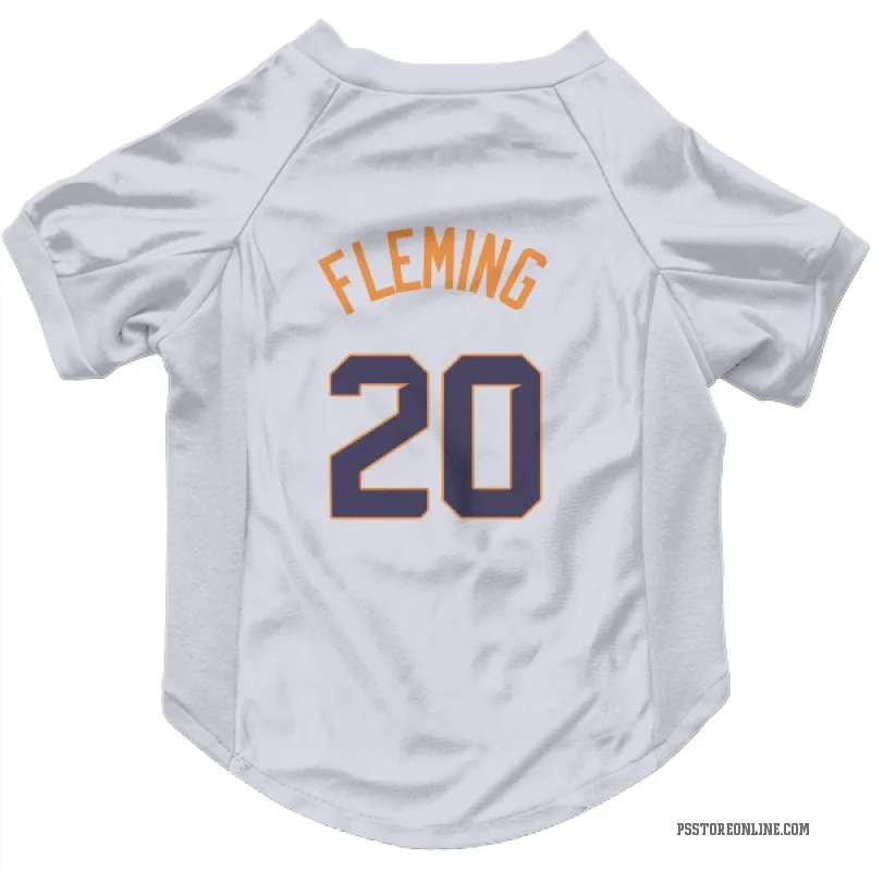 Rasheer Fleming  White Phoenix Suns   Cat & Dog Pet Jersey