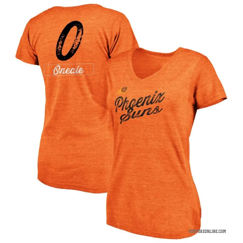 Royce O'Neale Women's Orange Phoenix Suns Sideline V-Neck T-Shirt