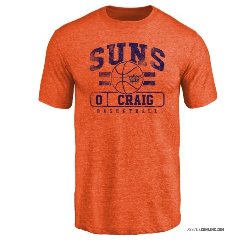 Torrey Craig Men's Orange Phoenix Suns Baseline T-Shirt